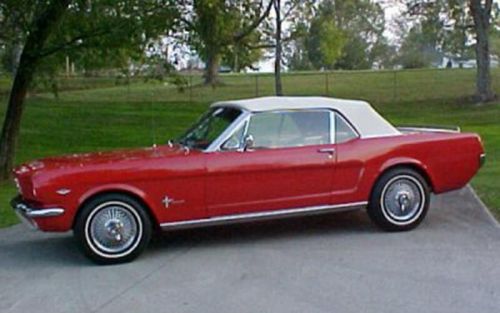 1964 1/2 Mustang Convertible  - Joe & Beverly Thornsberry - Frankfort KY 