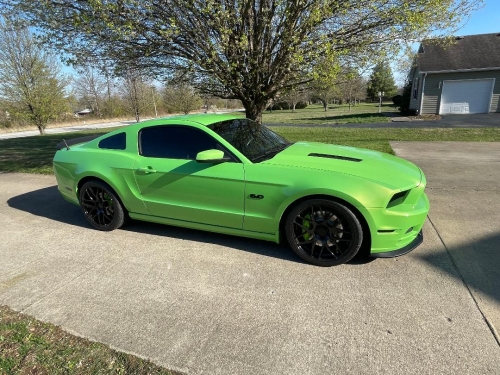 2013 Mustang Green GT Coupe -Jeff-Staci Montgomery - Underwood IN